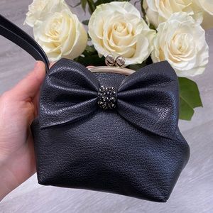 Kate spade bow clutch one of a kind discontinued